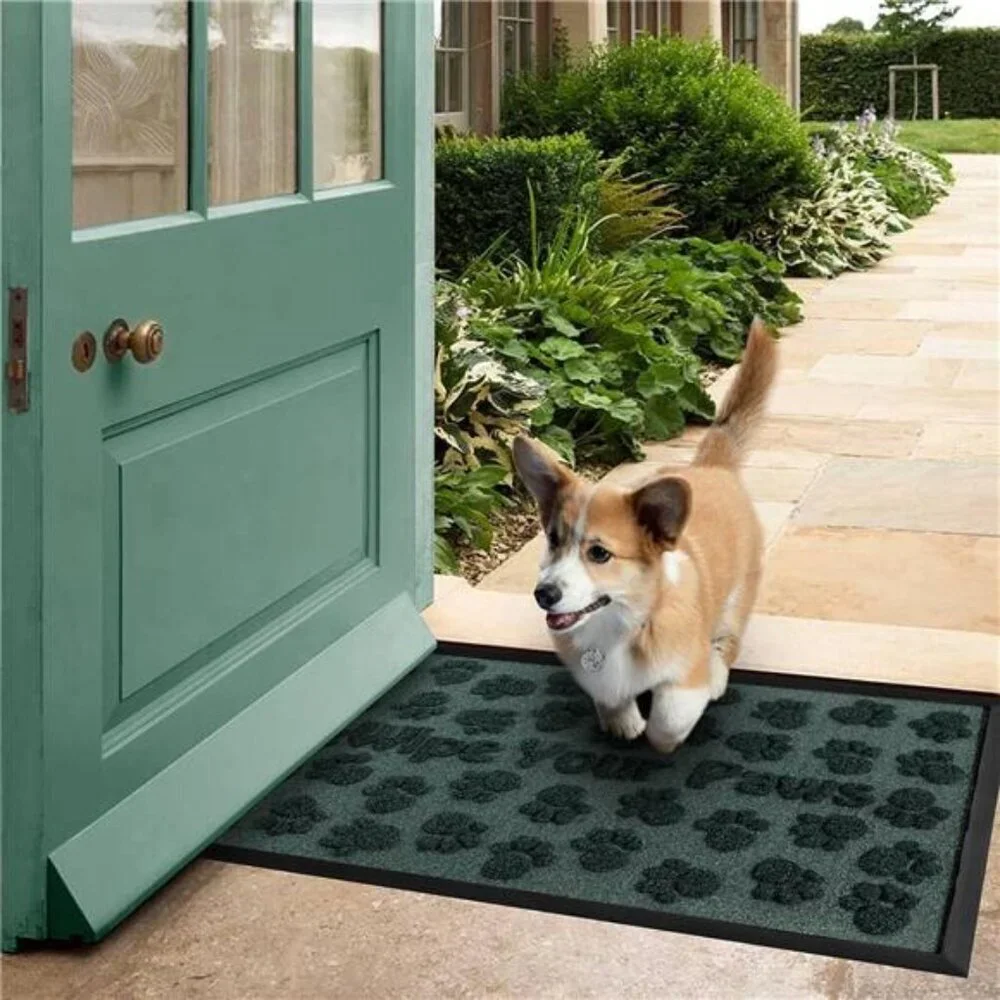 Extra Durable Door Mat - 30'’x17'’- Anti Slip Rubber Backing Front Door Mat
